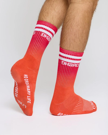 Dharco Crew Socks | Black Snake | S/M